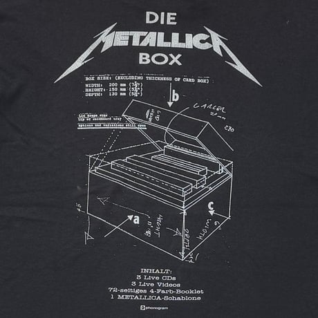 METALLICA LIVE SHIT BINGE&PURGE LS FITS XL 2423