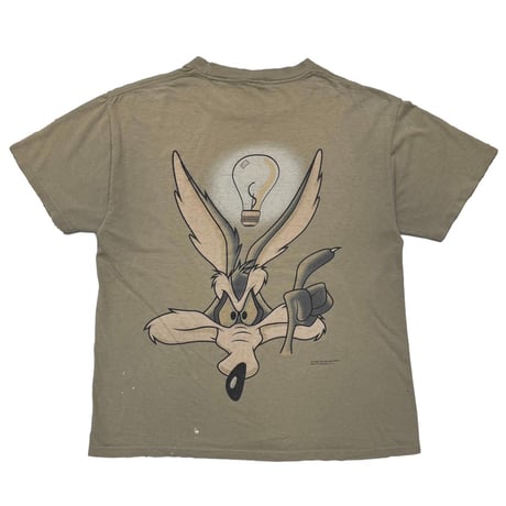 LOONEY TUNES 1995 WILE E COYOTE TAN FITS XL 9446