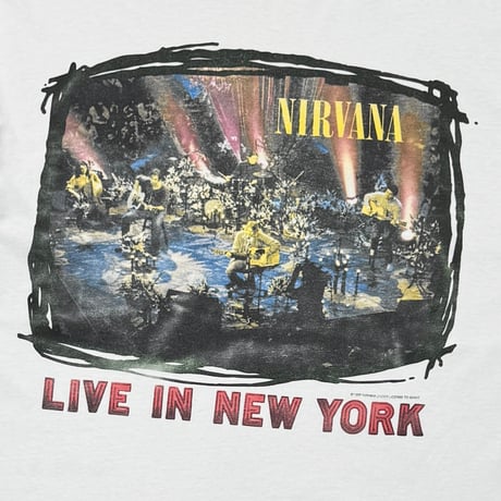 NIRVANA 1995 LIVE IN NEWYORK GIANT BY TULTEX XL 0915