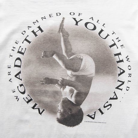 MEGADETH WORLD TOUR 1994 YOUTHANASIA GIANT LARGE 7717
