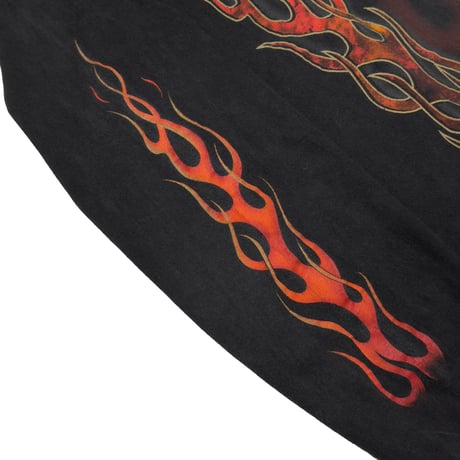 HARLEY DAVIDSON RED V FLAME TEXAS EMBLEM LS LARGE 5964