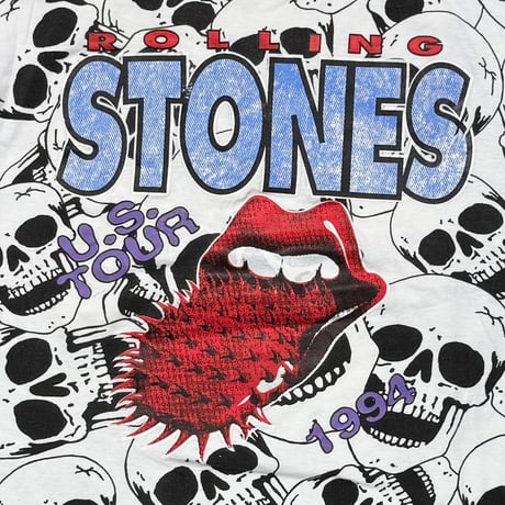 THE ROLLING STONES 1994 U.S. TOUR VOODOO LOUNGE OVP WHITE XXL 5598