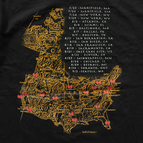 WU-TANG CLAN 2007 DOUBLESIDE TOUR ANVIL LARGE 9944