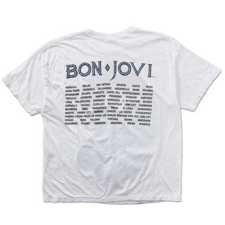 BON JOVI 1998 PORTRAIT BACK YOUR WHITE OSFA FITS XL 9989