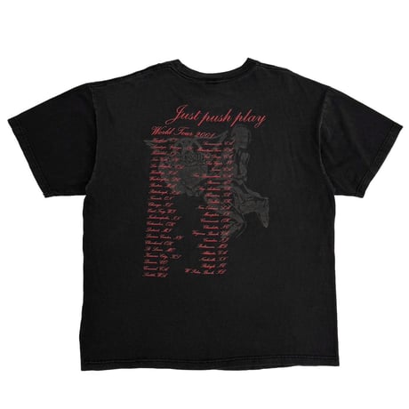 AEROSMITH DARK SORAYAMA JUST PUSH PLAY TOUR 2001 GIANT XL 6478
