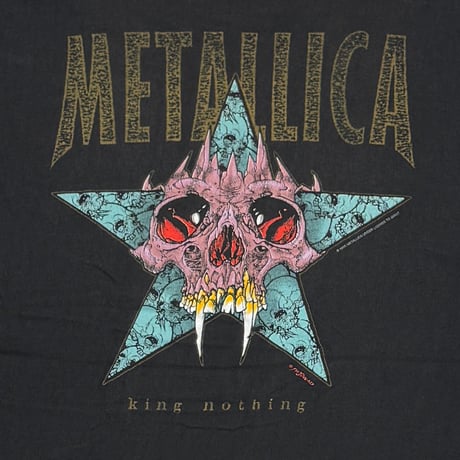 METALLICA PUSHEAD KING NOTHING EURO XL 0859