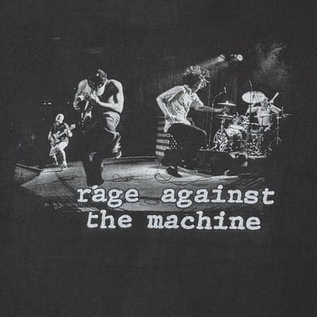 RAGE AGAINST THE MACHINE FRONT R LOGO BACK STAGE PERFORMANCE GIANT XL 1622