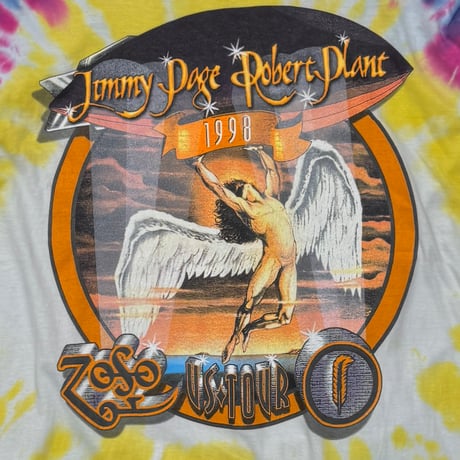 LED ZEPPELIN 1998 TIE DYE EURO XL 0601
