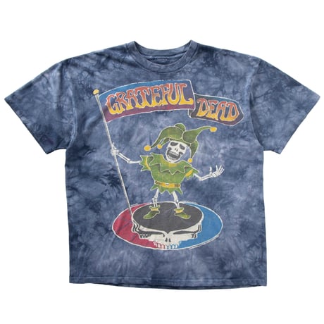 GRATEFUL DEAD SKULL CLOWN DOUBLE SIDE TIE DYE FITS XXL 1653