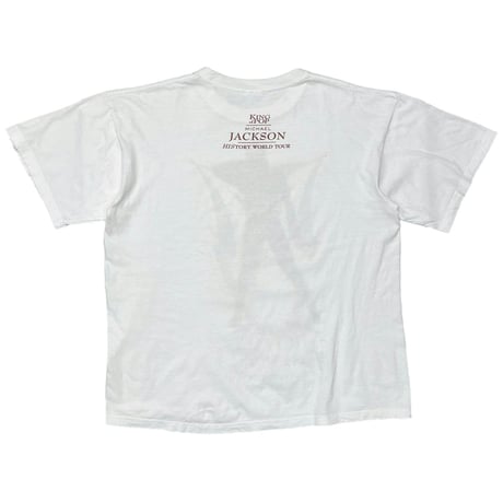 MICHAEL JACKSON KING OF POP HISTORY WORLD TOUR WHITE FITS XL 1704