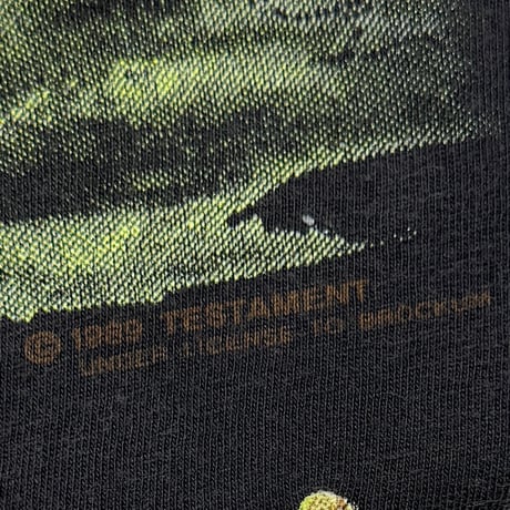 TESTAMENT PRACTICE WHAT YOU PREACH TOUR 1990 EURO FITS LARGE 1598