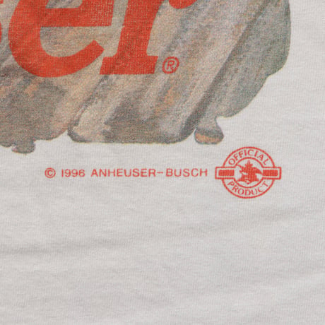 Budweiser 3FORGS AND ALLIGATOR WHITE GILDAN XL 8510