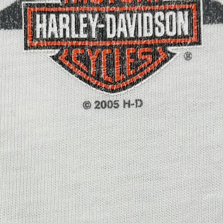 HARLEY DAVIDSON WELCOME LAS VEGAS TRUMP DICE FLAME LS WHITE LARGE 1958