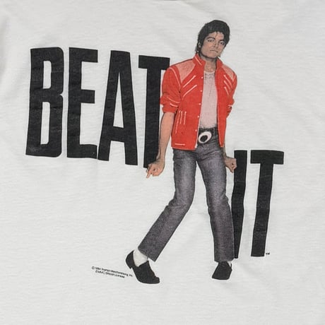 MICHAEL JACKSON 1984 BEAT IT WHITE XL 4213