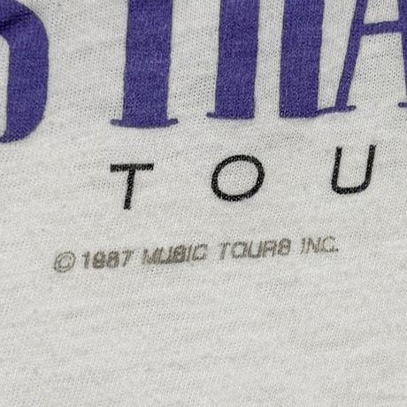 MADONNA WHO'S THAT GIRL EYE WORLD TOUR 1987 WHITE SCREEN STARS XL 0662