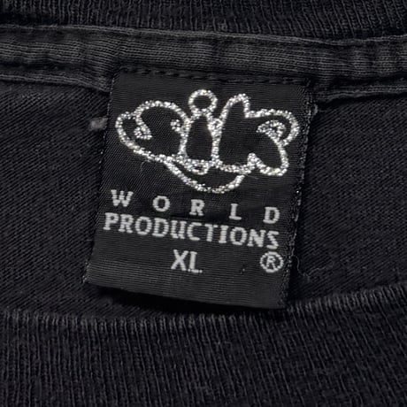 OLD & VINTAGE SIK WORLD PRODUCTIONS FUCK TWEEKERS TEXT 1998 BLACK XL 1372