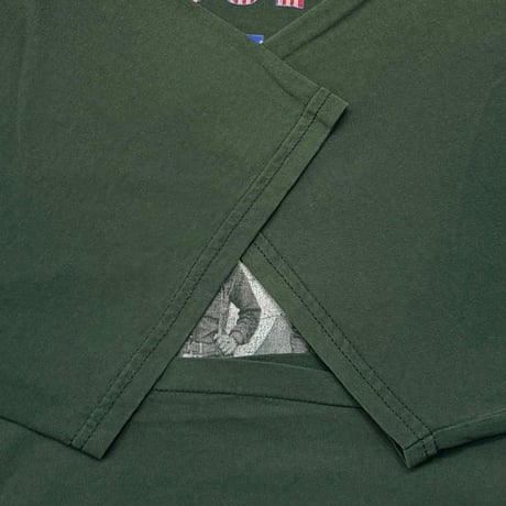 RAGE AGAINST THE MACHINE WE SUPPORT OUR TROOPS GREEN TULTEX XL 3256