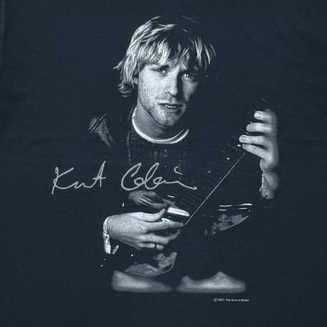 NIRVANA KURT COBAIN THE END OF MUSIC PORTRAIT BLACK ANVIL MEDIUM 8691