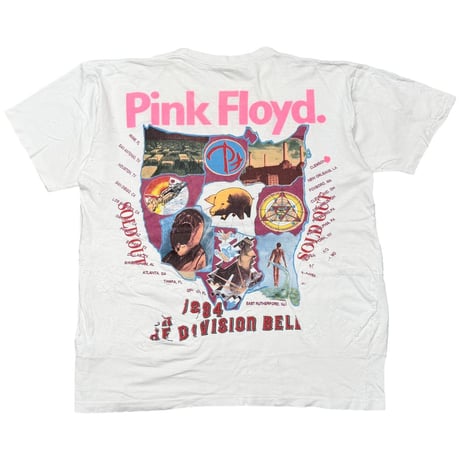PINK FLOYD DIVISION BELL BOOTLEG WHITE FITS XL 1713