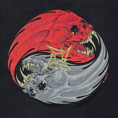 METALLICA YING YANG LABEL SKULL LARGE 8491
