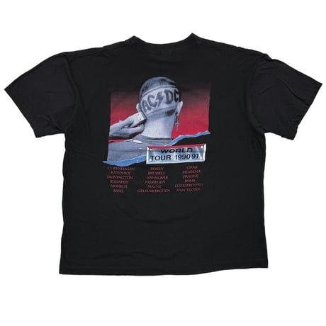 AC/DC THE RAZORS EDGE WORLD TOUR 1990-91 EURO FITS XL 4174