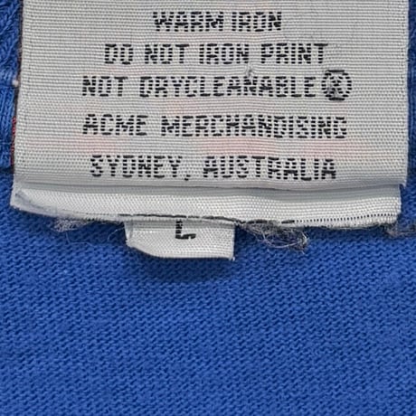 SONIC YOUTH WASHING MACHINE DOUBLESIDE BLUE ACME LARGE 7703