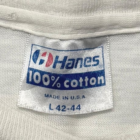 DISNEY VINTAGE CLASSIC MICKEY WHITE HANES LARGE 3425