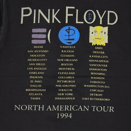 PINK FLOYD 1994 NORTH AMERICAN TOUR BLACK BROCKUM LARGE 1924