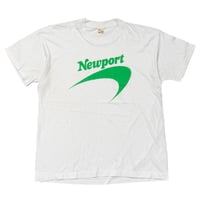 Newport GREEN LOGO WHITE SCREEN STARS XL A003