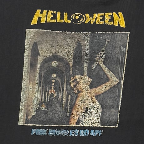HELLOWEEN PINK BUBBLES GO APE BLACK LARGE 0753