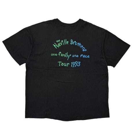 THE NEVILLE BROTHERS TOUR 1993 BLACK HANES XXL 1780