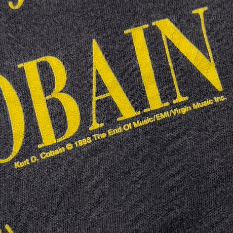 NIRVANA KURT COBAIN THE SUN IS GONE TULTEX XL 3162