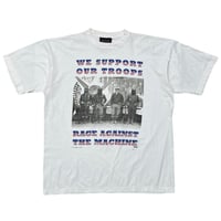 RAGE AGAINST THE MACHINE WE SUPPORT OUR TROOPS WHITE ARTIMONDE XL 1164