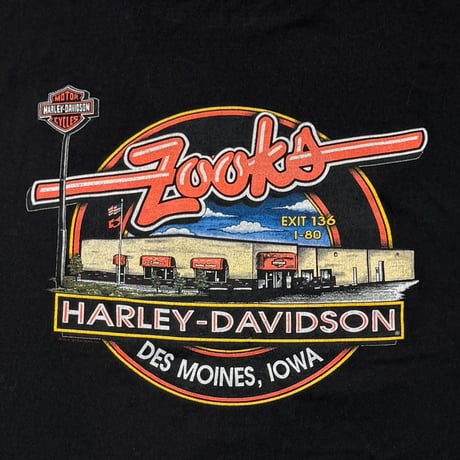 HARLEY DAVIDSON DES MOINES IOWA V FLAME BLUE FITS XL 1032