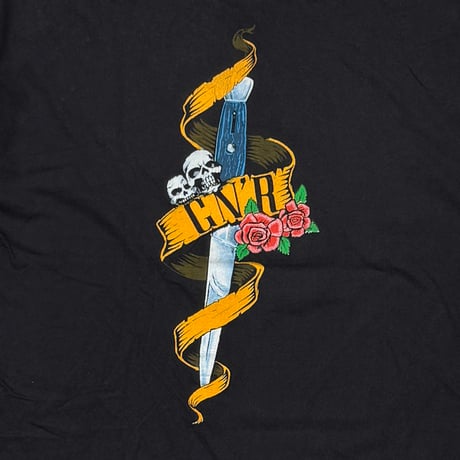 GUNS N' ROSES PISTOL HEART BACK DAGGER EURO XL 1267