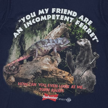 Budweiser 1998 FERRET CHAMELEON NAVY LARGE 0644