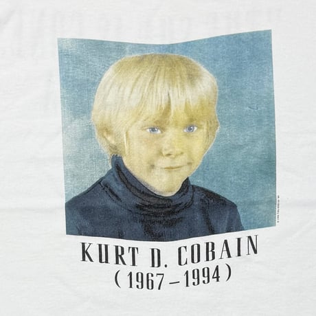 NIRVANA KURT COABIN MEMORIAL CHILD ANVIL XL 5461