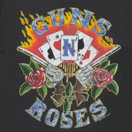 GUNS N' ROSES BURNING TRUMP ROSE PISTOL FITS XL 0264