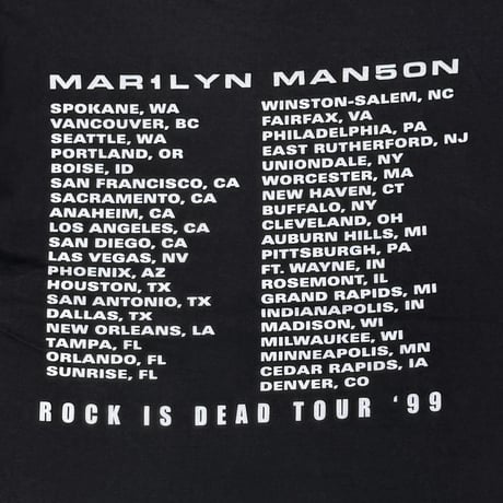 MARILYN MANSON ROCK IS DEAD TOUR 99 WINTERLAND XL 6073