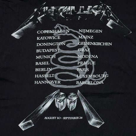 METALLICA 4FACE MONOCHROME EURO XL 0740