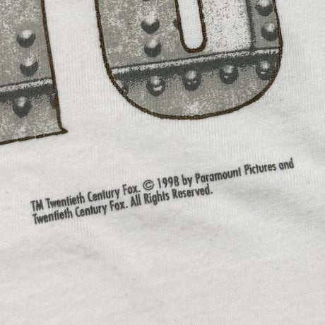 TITANIC MOVIE PROMO 1998 WHITE HANES XL 1272