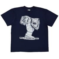 RAGE AGAINST THE MACHINE BARBARA KRUGER MONEY NAVY CHAMP LARGE 1723