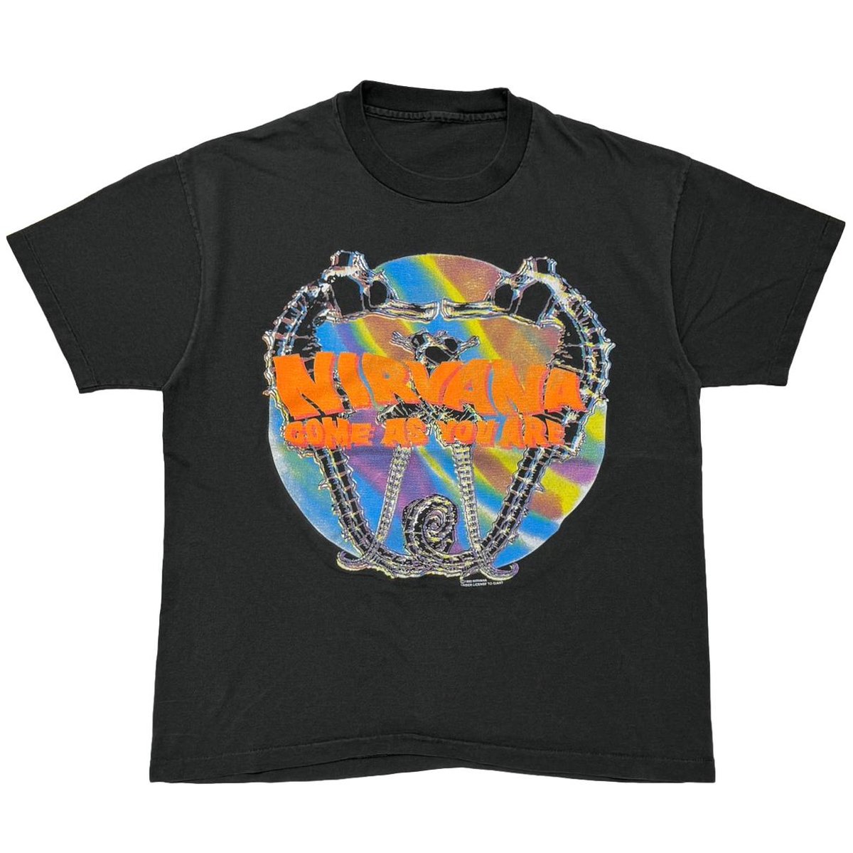 NIRVANA COME AS YOU ARE SEA HORSE FITS XL 8081