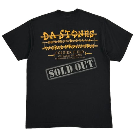 THE ROLLING STONES METAL TONGUE BRIDGES TO BABYLON WORLD PREMIERE SOLD OUT BLACK ANVIL LARGE 2392