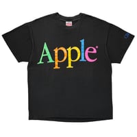 Apple COLOR TEXT LOGO HANES LARGE 9215