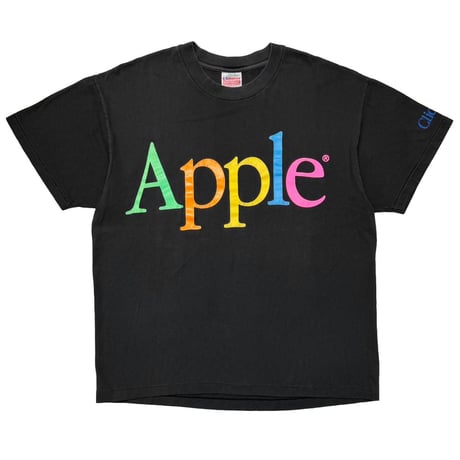Apple COLOR TEXT LOGO HANES LARGE 9215