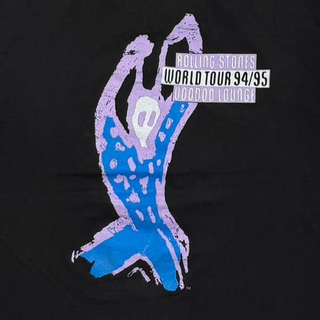 THE ROLLING STONES PURPLE SPIKE TONGUE 1994 VOODOO LOUNGE BROCKUM LARGE 0928