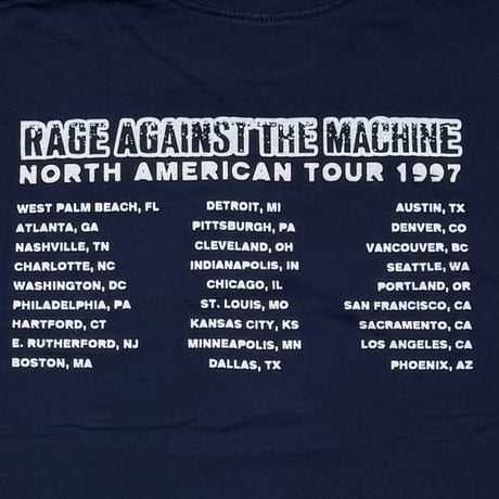 RAGE AGAINST THE MACHINE BARBARA KRUGER MONEY NAVY CHAMP LARGE 1723