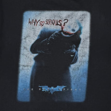 THE DARK KNIGHT JOKER WHY SO SERIOUS? FITS MEDIUM 1280