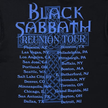 BLACK SABBATH REUNION TOUR T-AMERICA LARGE 7432